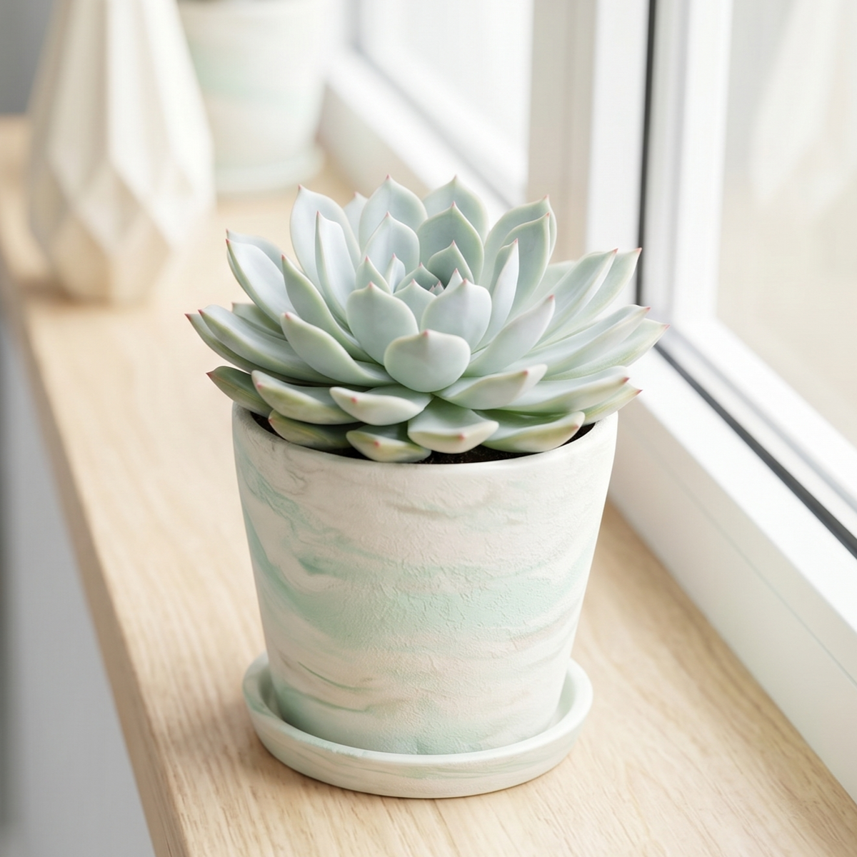 buy echeveria 'alfred' live succulent 2 inch online, compact rosette forming, thick fleshy green leaves, drought tolerant low maintenance, perfect desk companion, ideal beginner gift