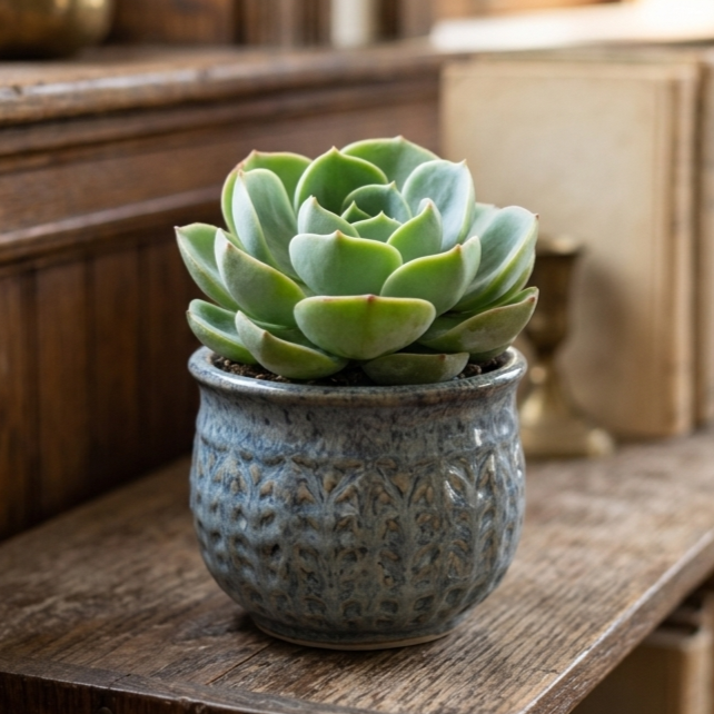 buy echeveria tigela live succulent 2 inch online, rosette leaves, compact growth, drought tolerant, desk decoration, unique gift