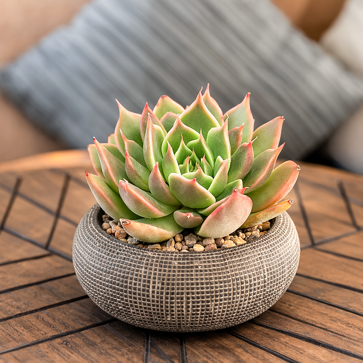 buy echeveria manana live succulent 2 inch online, silvery blue rosette with thick farina coating, upturned fleshy pointed leaves, glowing pastel lavender hues in bright light, low maintenance drought tolerant plant, elegant architectural accent for sunny windowsill, a unique and beautiful succulent gift for any plant lover