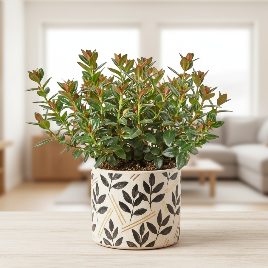 Live Nematanthus Black Goldfish Plant for sale, Black Goldfish Plant tropical indoor plant with glossy leaves, Nematanthus Black Goldfish Plant bright light flowering houseplant