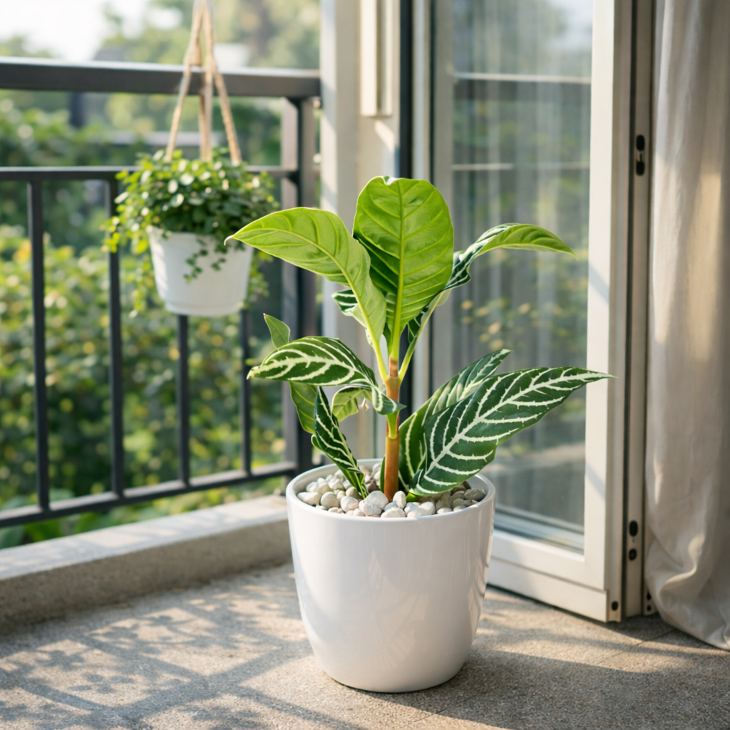 Aphelandra Zebra Plant, Aphelandra squarrosa, Zebra Plant, Snow White Plant, Saffron Spike Zebra, unusual houseplant, colorful foliage houseplant, exotic houseplant, Flowering Houseplants