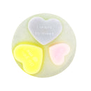 Sweet Hearts Glitter Handmade Glycerin Soap, handmade soap, jelly soap for sale, mother day gift idea 2024