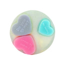 Sweet Hearts Glitter Handmade Glycerin Soap, handmade soap, jelly soap for sale, mother day gift idea 2024