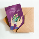 Greeting Cards with Envelope, Happy mother's day cards, Mothers day greeting cards, Mother's day succulent card, Mother's day cards 2022, Mother's Day card ideas, Succulent mom card